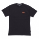 maglietta uomo logo back tee BLACK/ORANGE