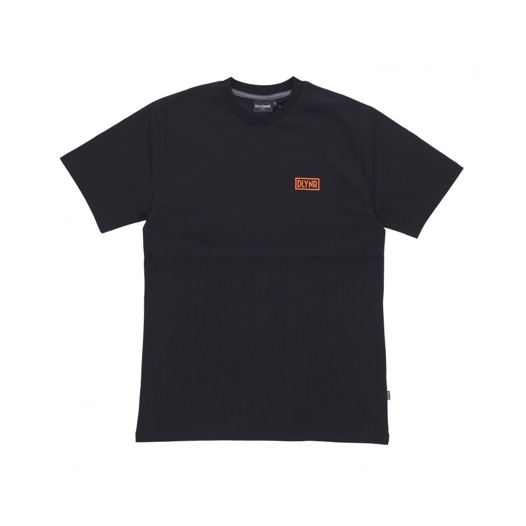 maglietta uomo logo back tee BLACK/ORANGE