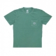 maglietta uomo basic pocket pigment tee FOLIAGE GREEN