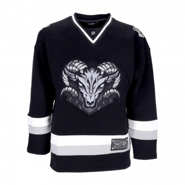 felpa tipo hockey uomo goat hockey crewneck BLACK/GREY