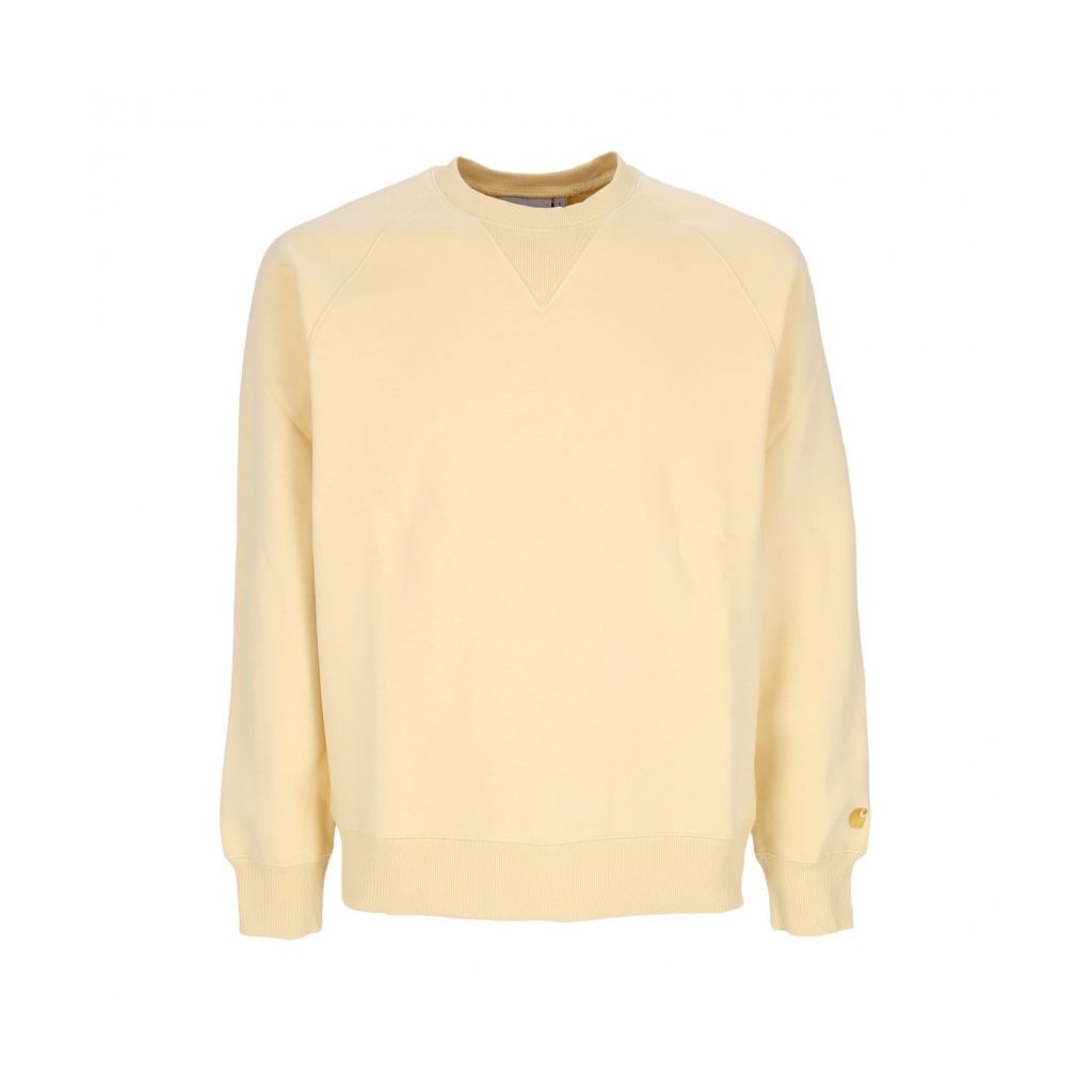 felpa girocollo uomo chase sweatshirt CITRON/GOLD