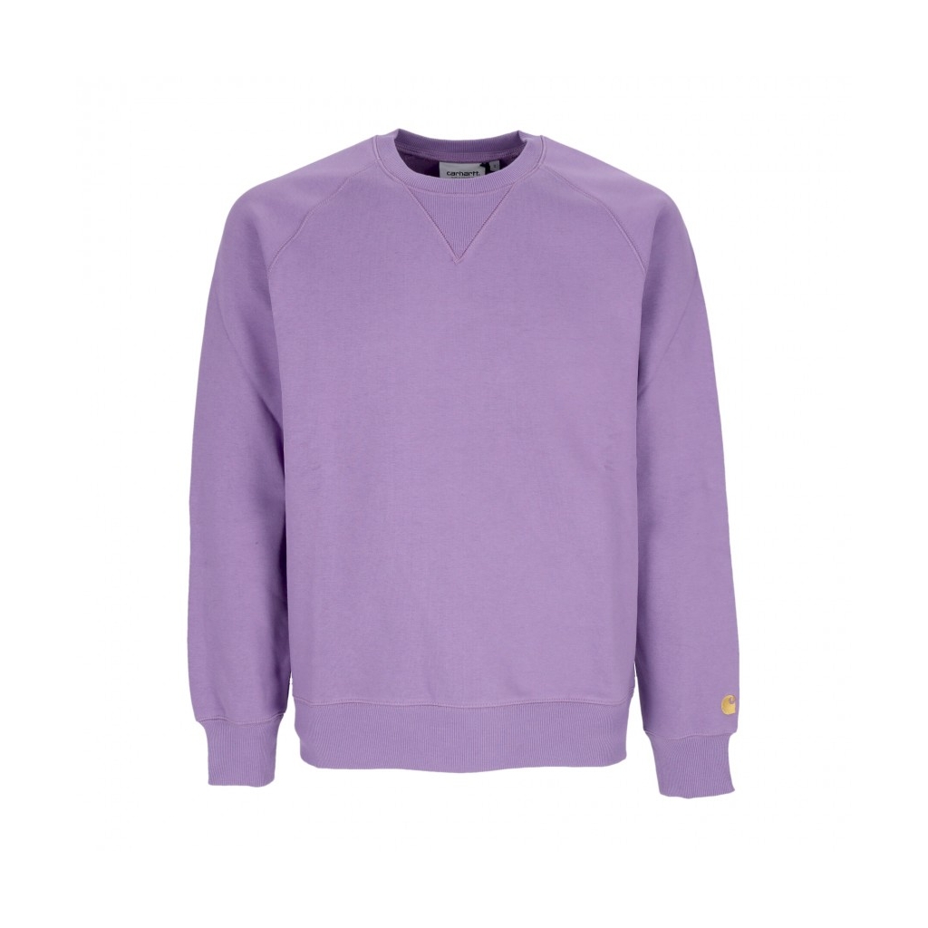 felpa girocollo uomo chase sweatshirt VIOLANDA/GOLD