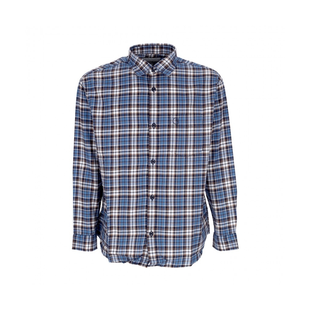 camicia manica lunga uomo yuma l/s shirt STORM BLUE