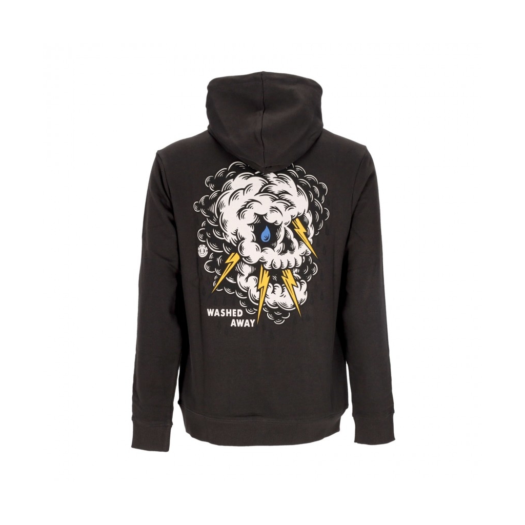  uomo angry clouds hoodie OFF BLACK