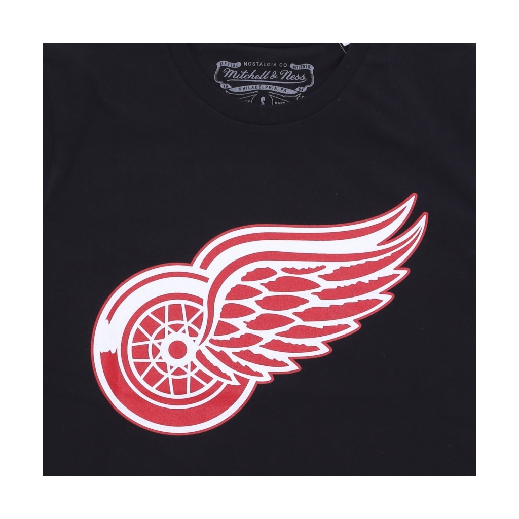 maglietta uomo nhl team logo tee detred BLACK