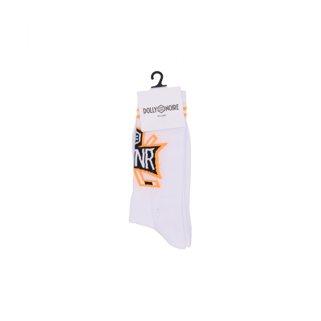 calza media uomo goat jacquard socks WHITE