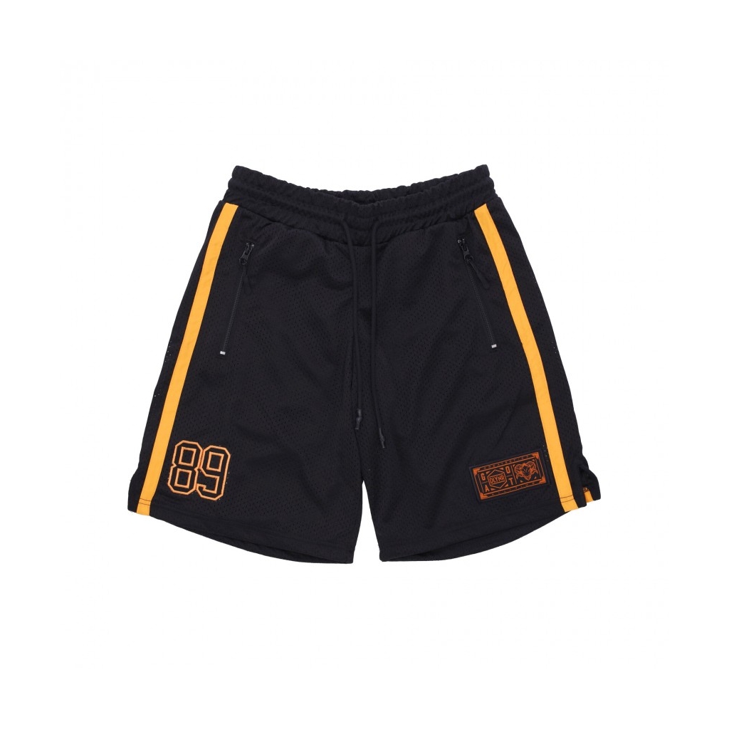 pantaloncino tipo basket uomo goat playmaker easyshorts BLACK