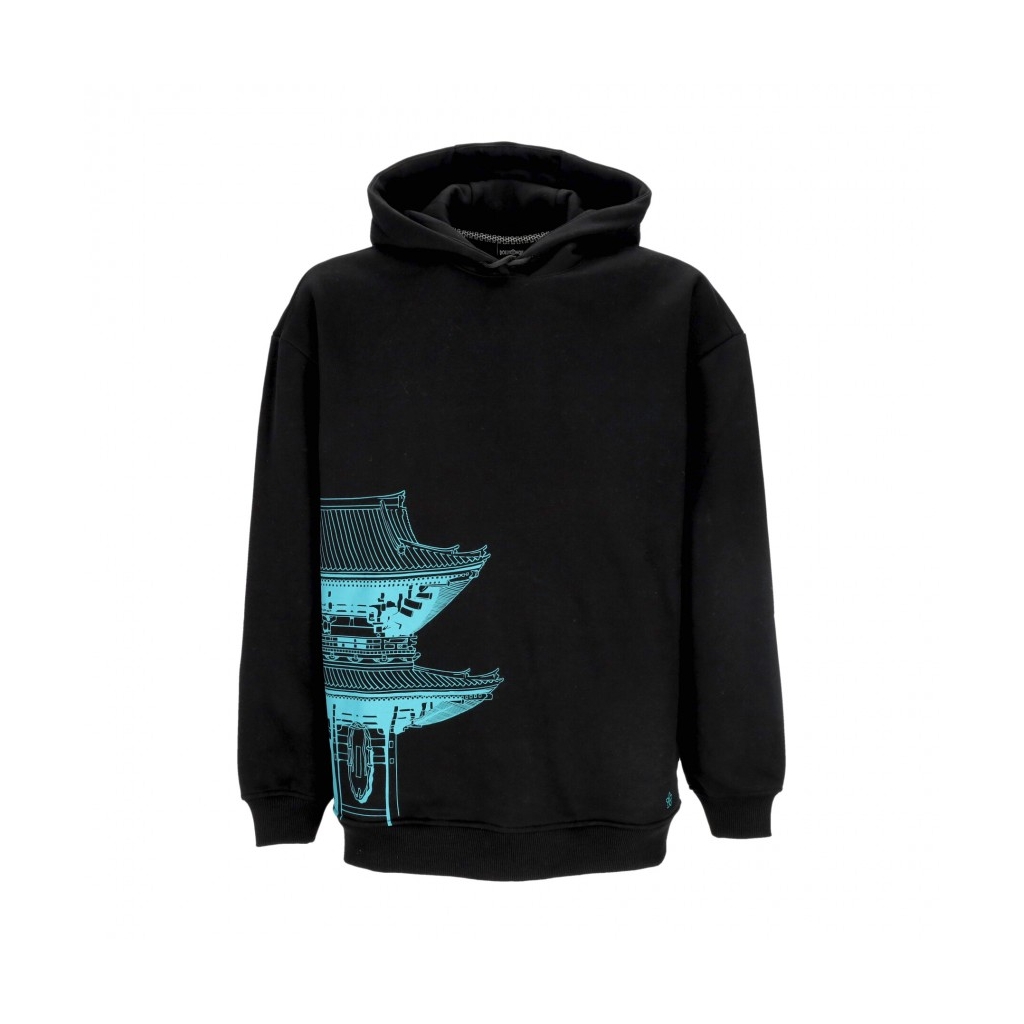 felpa cappuccio uomo bench tokyo over hoodie BLACK