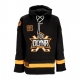 felpa tipo hockey uomo goat hockey hoodie BLACK/ORANGE