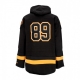felpa tipo hockey uomo goat hockey hoodie BLACK/ORANGE