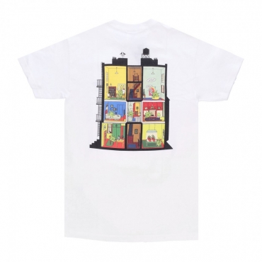 maglietta uomo at home tee WHITE