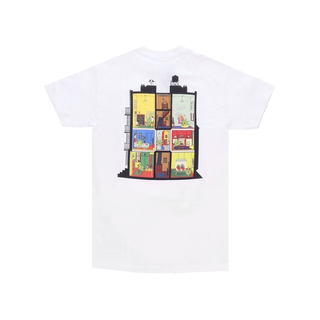 maglietta uomo at home tee WHITE