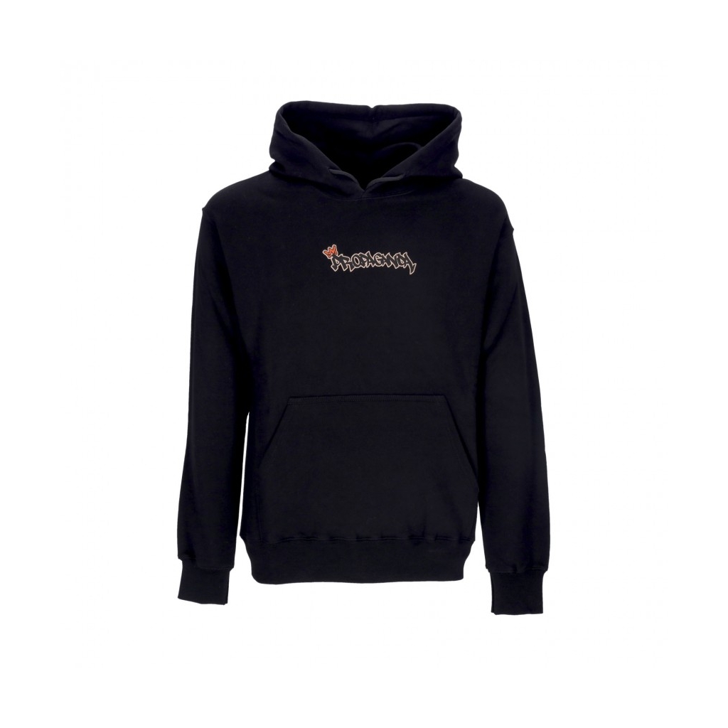 felpa cappuccio uomo prince hoodie BLACK