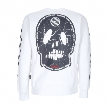 felpa girocollo uomo rank crewneck WHITE