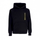 felpa cappuccio uomo butterfly hoodie BLACK