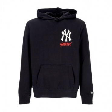 felpa cappuccio uomo mlb team logo graphic bp hoodie neyyan NAVY/WHITE