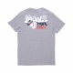 maglietta uomo mlb team logo graphic bp tee neyyan HEATHER GREY/WHITE