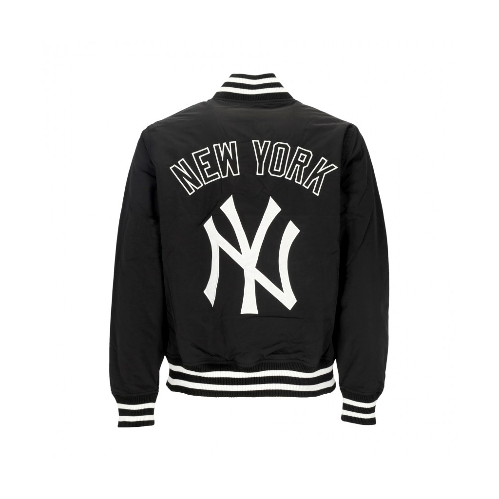 giubbotto bomber uomo mlb team logo bp bomber neyyan BLACK/WHITE