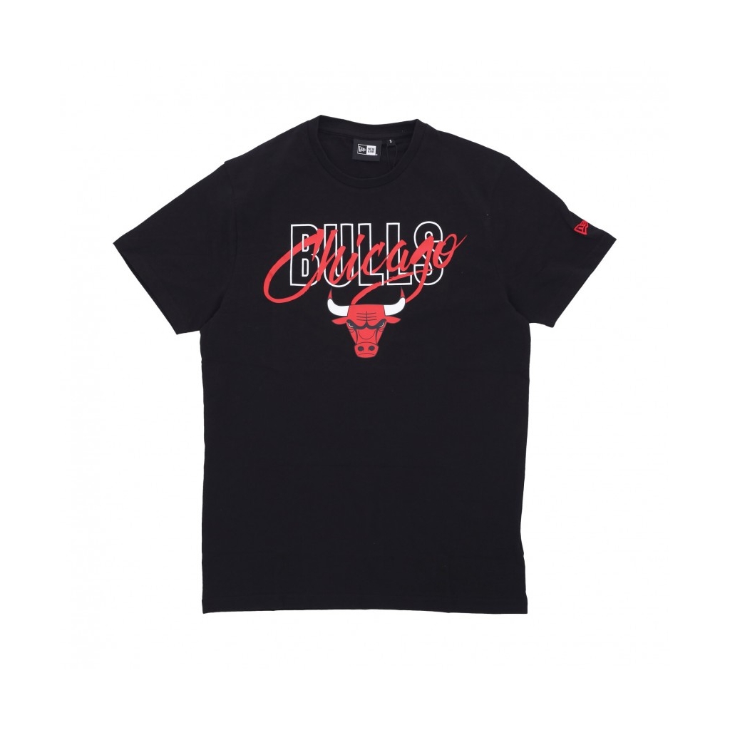 maglietta uomo nba script tee chibul BLACK/FRONT DOOR RED