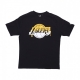 maglietta uomo nba drip logo os tee loslak BLACK/AUTHENTIC GOLD