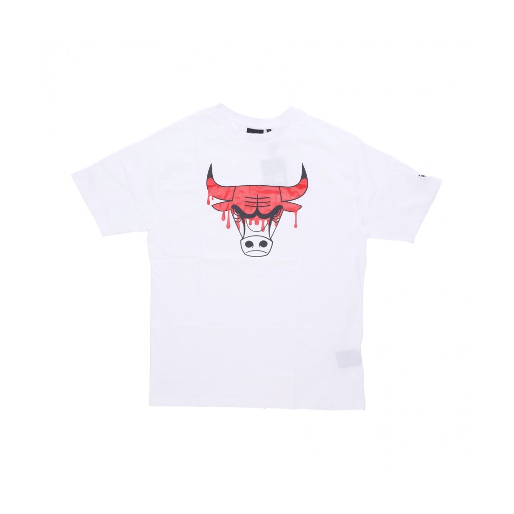 maglietta uomo nba drip logo os tee chibul WHITE/FRONT DOOR RED