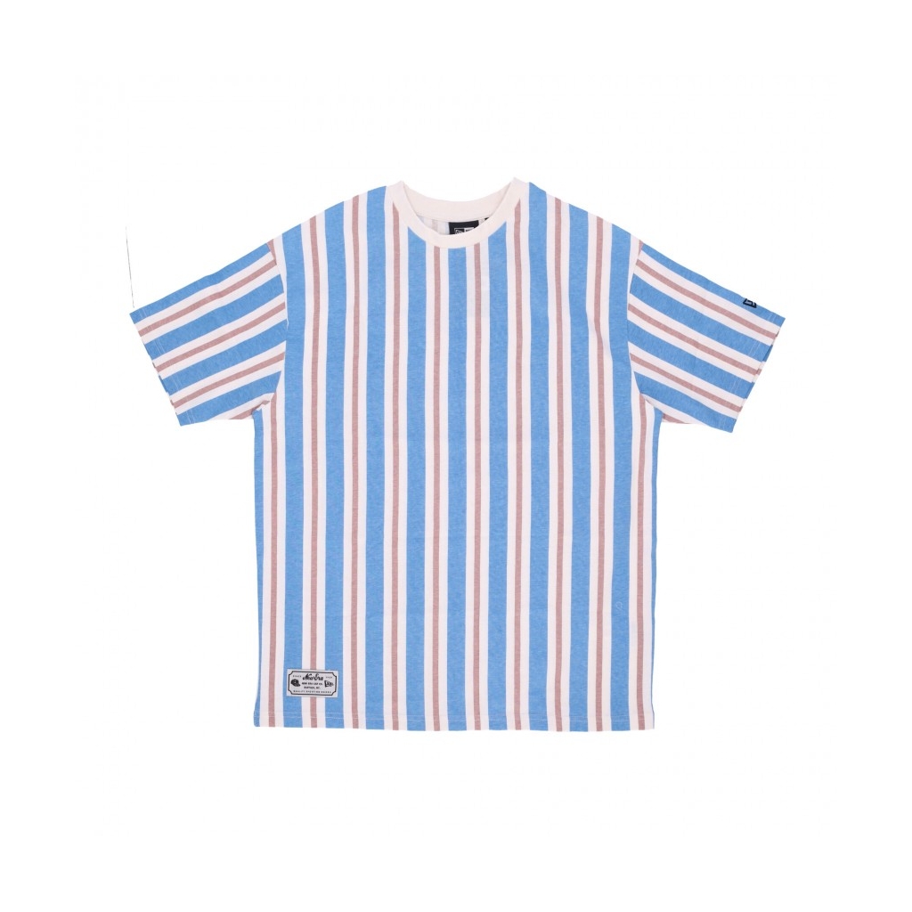 maglietta uomo ne stripe os tee OFF WHITE/RAY BLUE