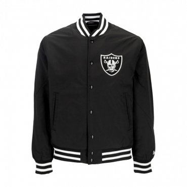 giubbotto bomber uomo nfl team logo bp bomber lasrai BLACK/WHITE