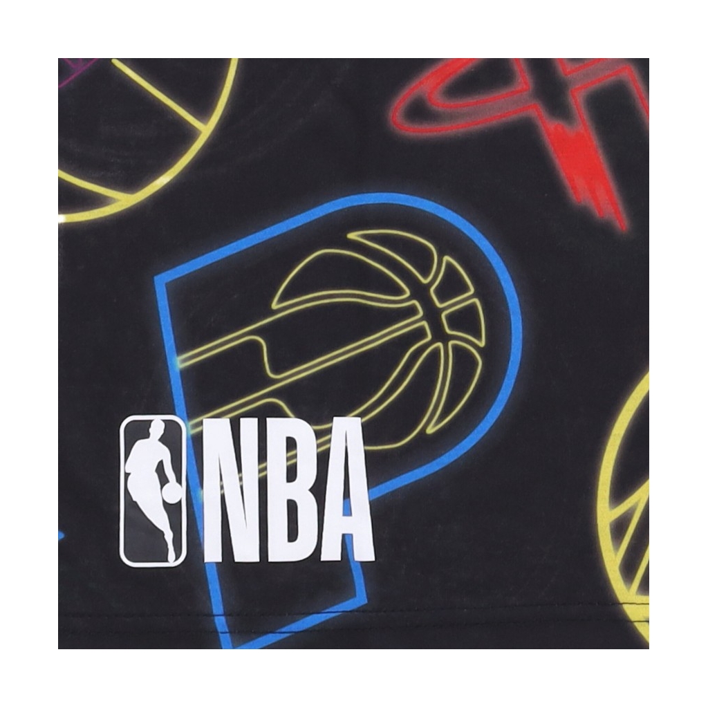 NBA All Over Print Neon Black T-Shirt