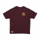 maglietta uomo mlb league essentials oversized tee neyyan MAROON/ROSE GOLD