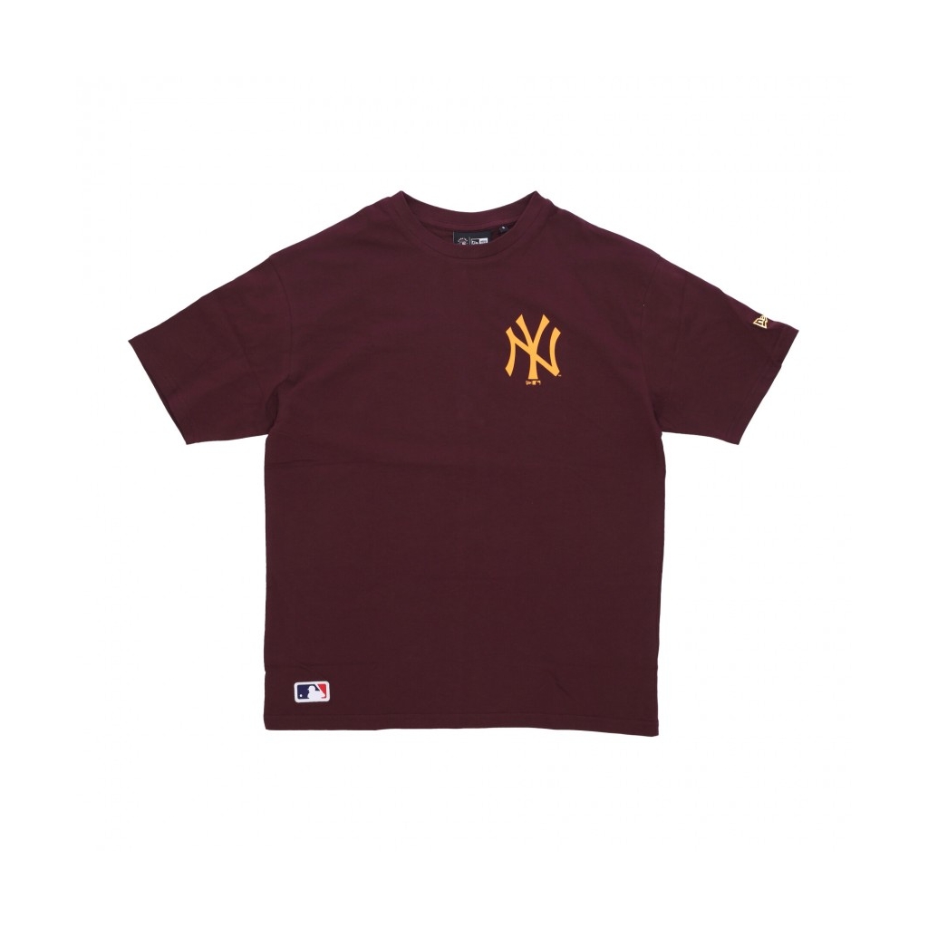 maglietta uomo mlb league essentials oversized tee neyyan MAROON/ROSE GOLD