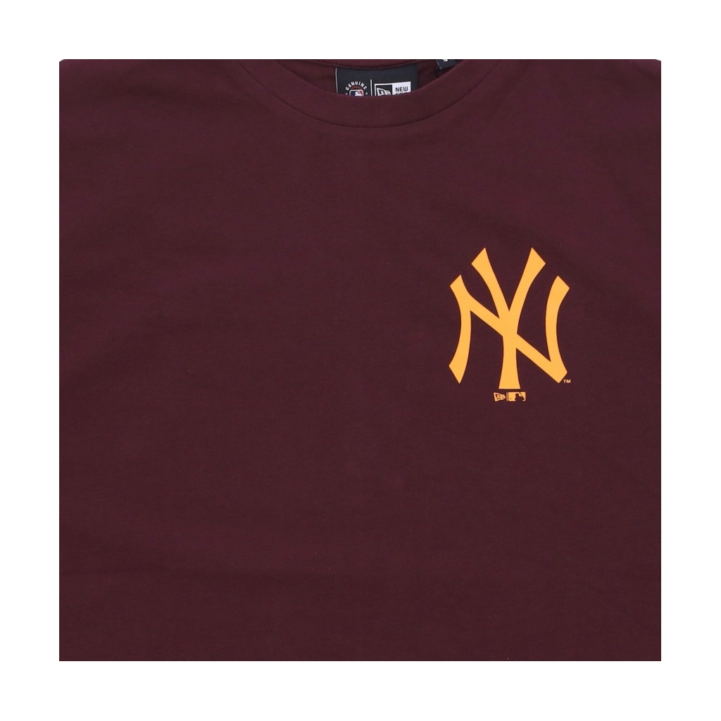 maglietta uomo mlb league essentials oversized tee neyyan MAROON/ROSE GOLD