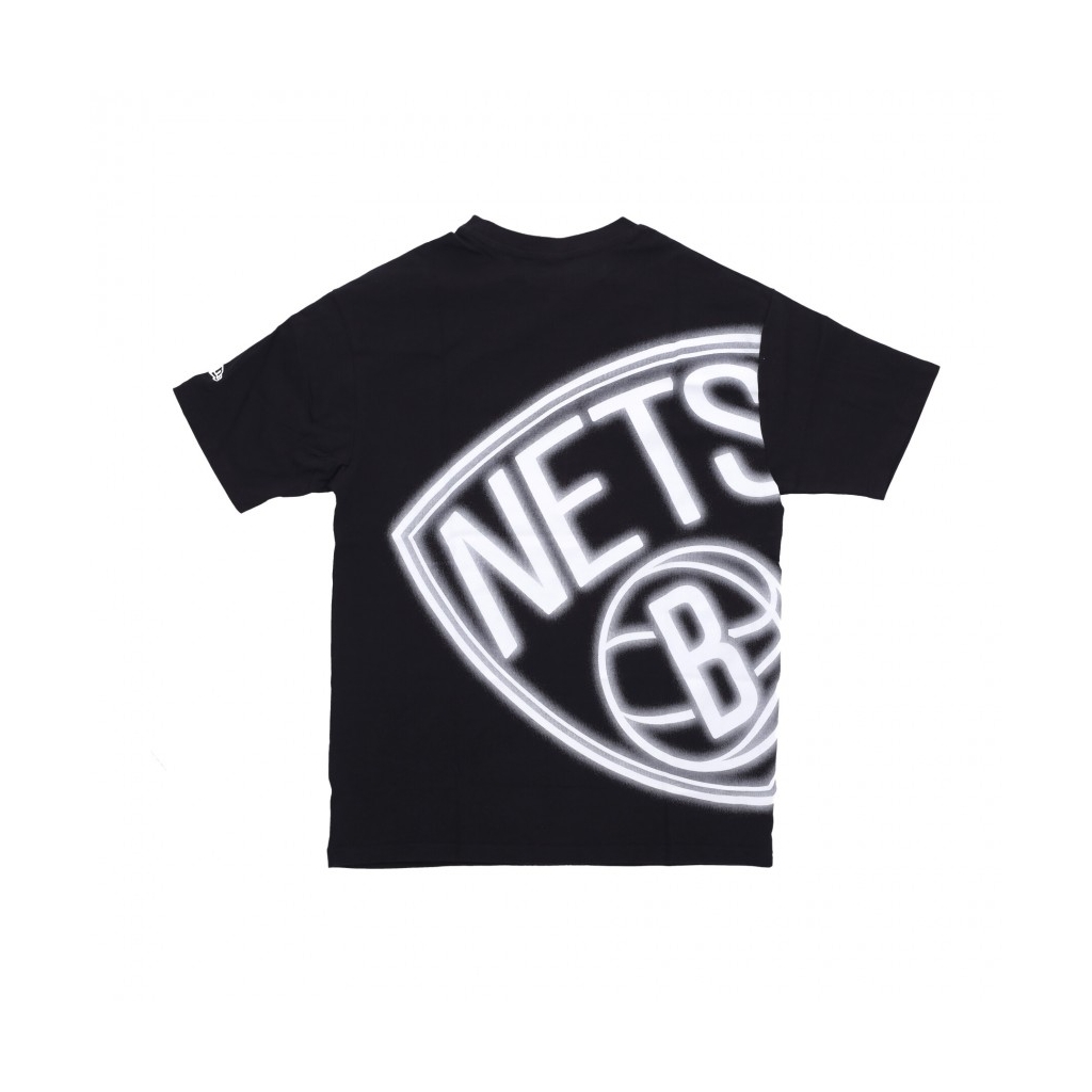 maglietta uomo nba oversized bp neon tee bronet BLACK/WHITE