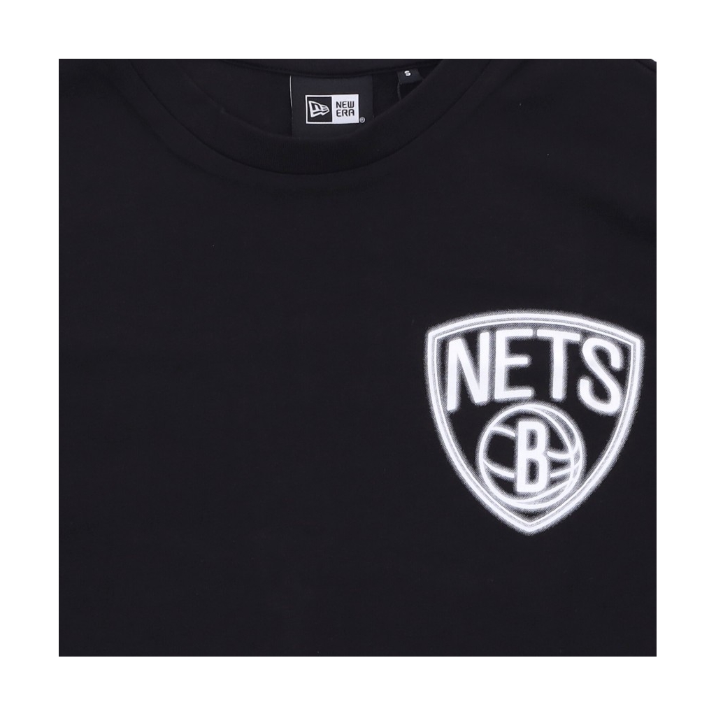 maglietta uomo nba oversized bp neon tee bronet BLACK/WHITE