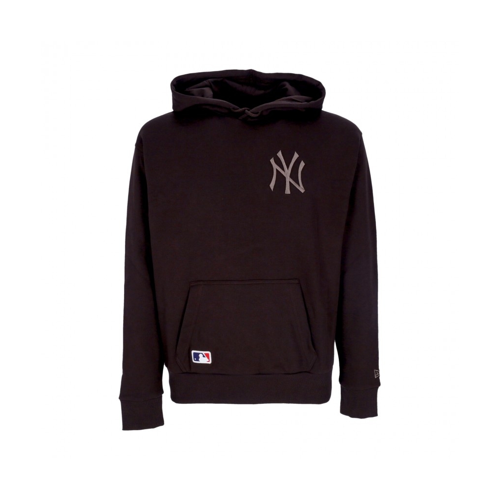 felpa cappuccio uomo mlb emb logo oversized hoodie neyyan BURNT WOOD ...