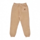 pantalone tuta leggero uomo nelson sweat pant DUSTY H BROWN GARMENT DYED