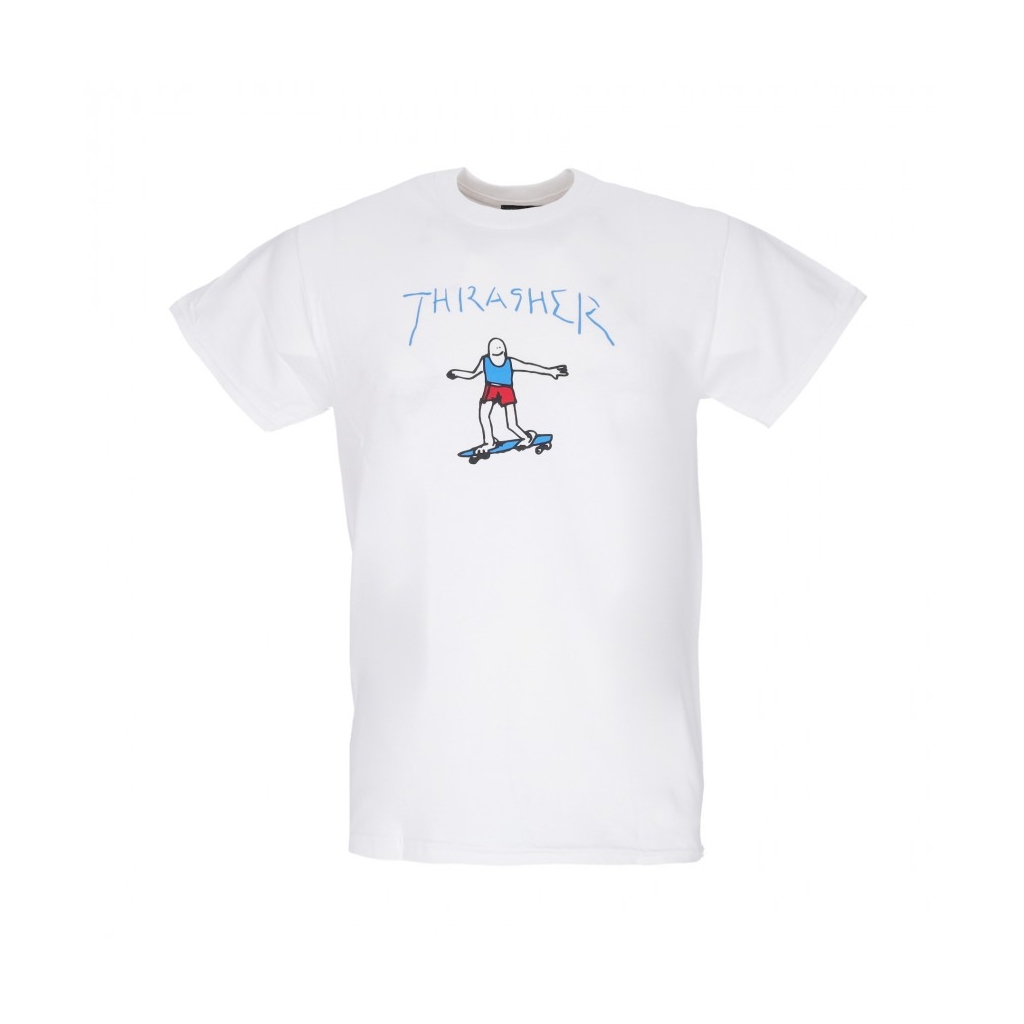 maglietta uomo gonz logo tee WHITE/BLUE/RED