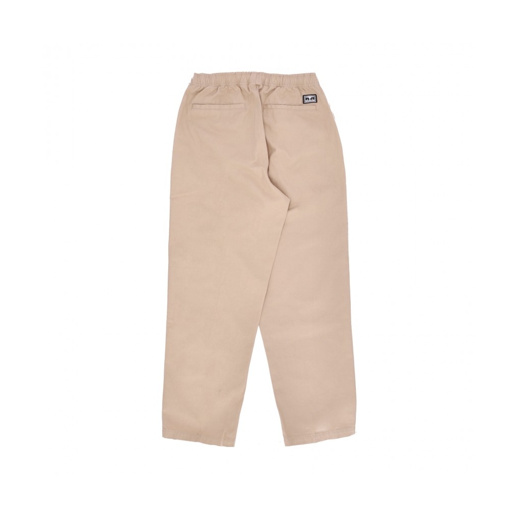 pantalone lungo uomo easy twill pant IRISH CREAM