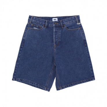 jeans uomo bigwig baggy denim short STONE WASH INDIGO