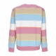 felpa girocollo uomo resol stripe crew fleece VINTAGE PINK MULTI