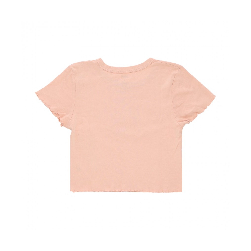 maglietta donna clay duck cropped emma fitted tee PEACH SAND