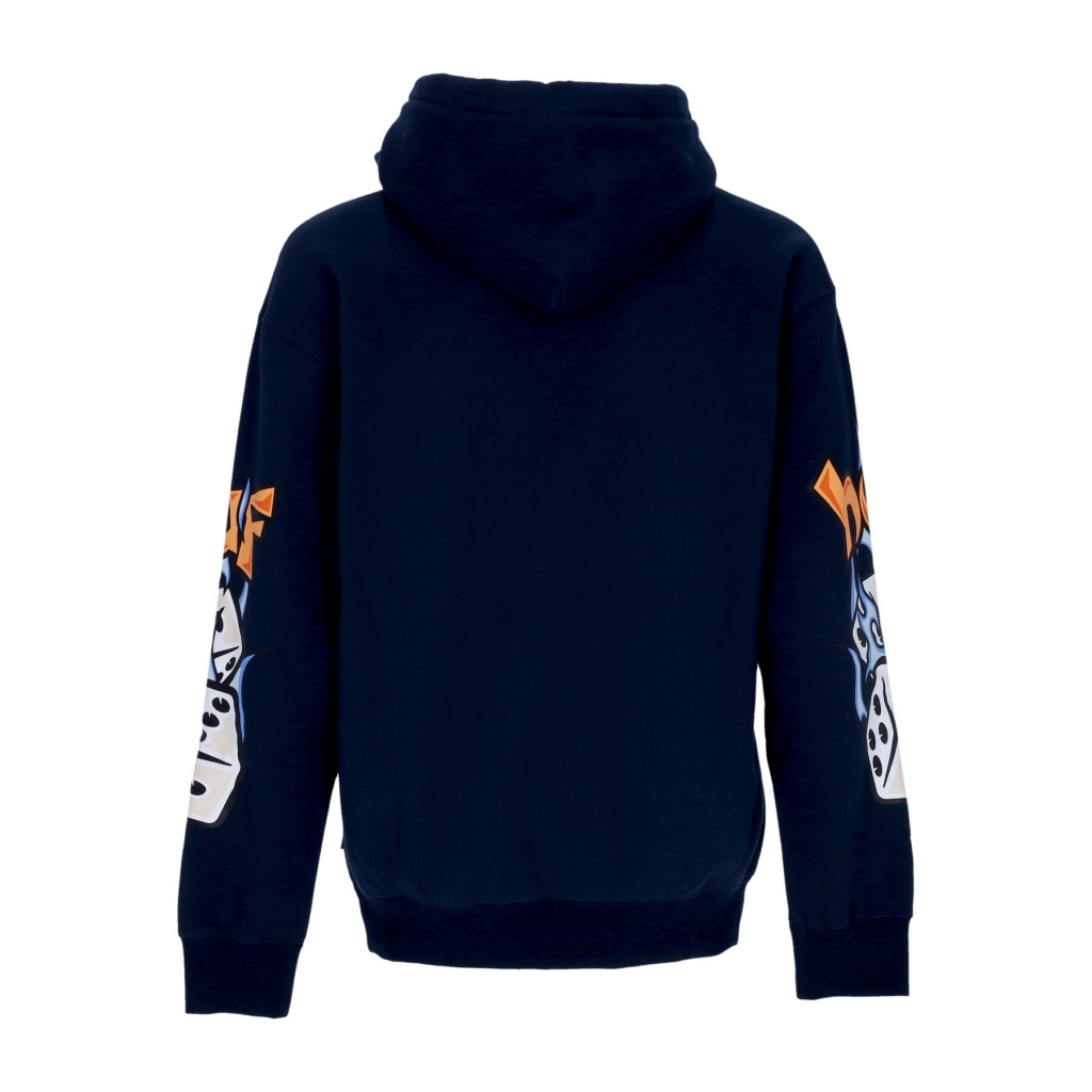 felpa cappuccio uomo dicey po hoodie NAVY