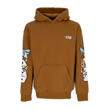 felpa cappuccio uomo dicey po hoodie RUBBER