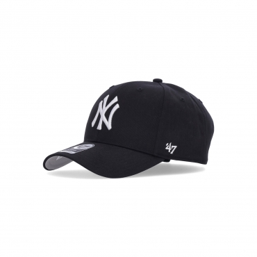 cappellino visiera curva uomo mlb raised basic mvp neyyan BLACK/WHITE