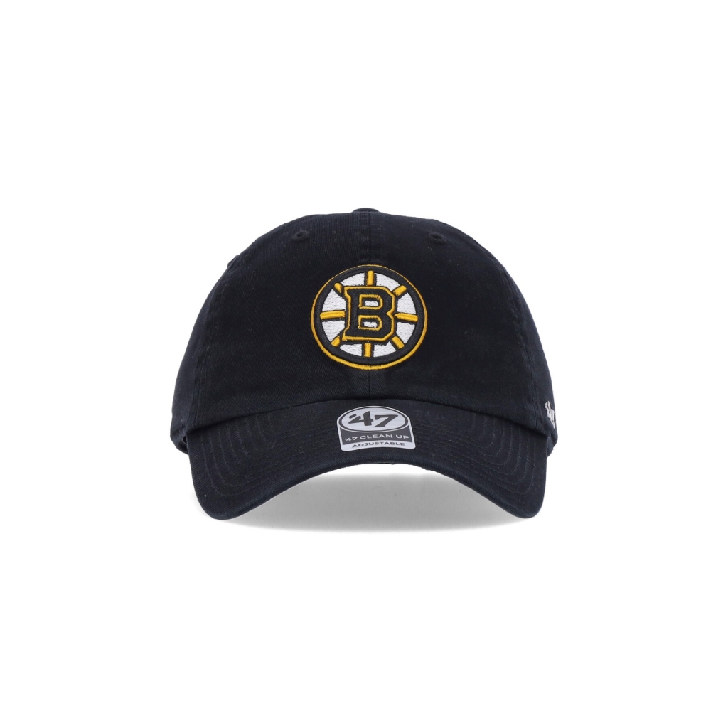 cappellino visiera curva uomo nhl clean up bosbru BLACK