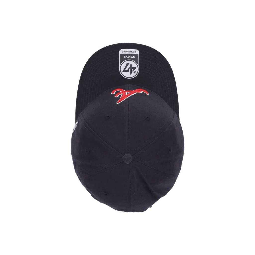 cappellino visiera curva uomo mlb mvp atlbra NAVY