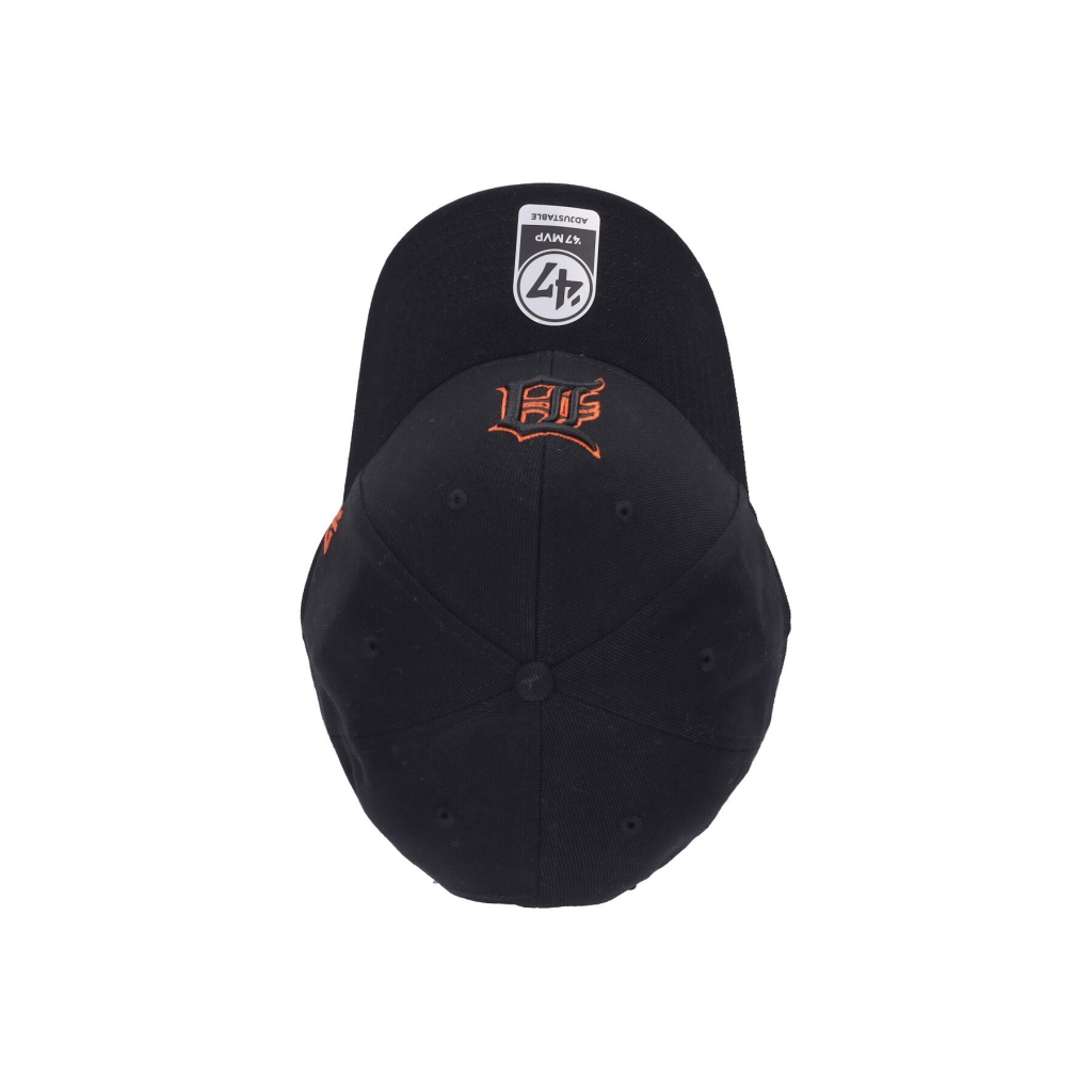 cappellino visiera curva uomo mlb mvp dettig BLACK