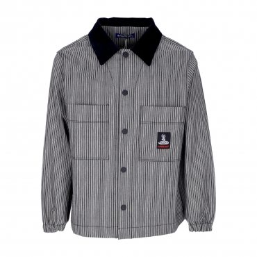 camicia manica lunga uomo inner peace jacket GREY/BLACK