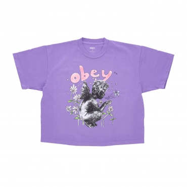 maglietta donna garden fairy 2 custom crop tee PURPLE FLOWER