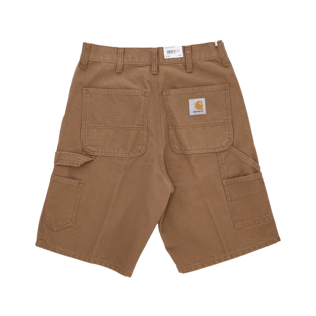 pantalone corto uomo single knee short HAMILTON BROWN RINSED