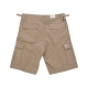 pantalone corto uomo aviation short LEATHER RINSED